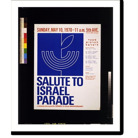 Historic Print, Sunday, May 10, 1970, 11 a.m., 5th Ave., 57th to 86th streets, 18" x 24"