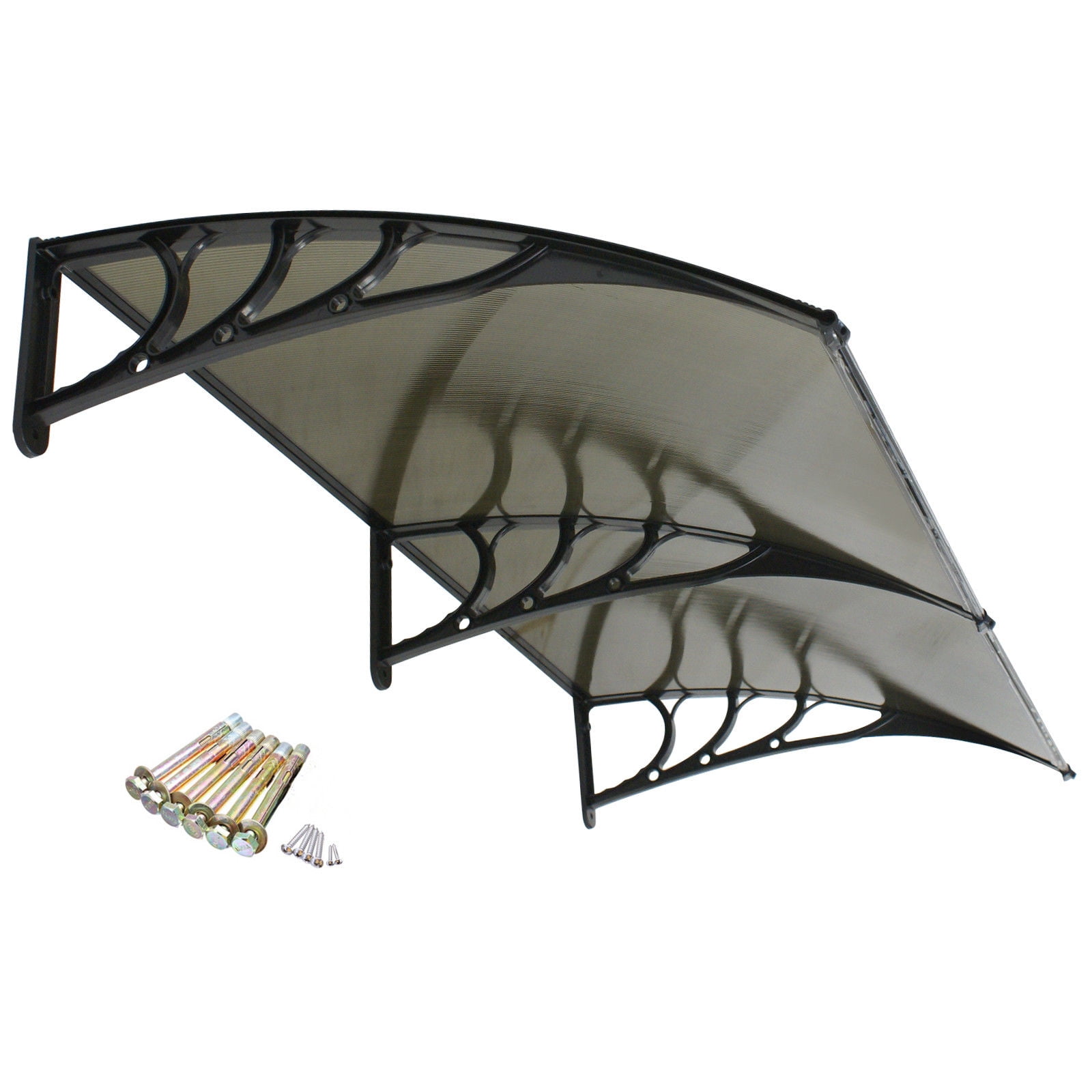4 Colors Options Door Canopy Porch Shelter,Rain Snow Protection Door Rain Shelter Suitable for Front Porch Cover Sheets