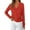 Rust Red, variant on Women's Lightweight Cardigan Sweaters Fall Trendy Long Sleeve V Neck Button Up Soft Knit Sweater Tops