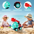 thumbnail image 6 of Joyoldelf Toys for Boys, Dinasour Triceratops Construction Toys, Educational Vehicle Assemble Toy with Screw for 5 6 7 8 Year Old, STEM Building Car Kit, Take Apart Truck Toy, Christmas Gift for Kids, 6 of 7