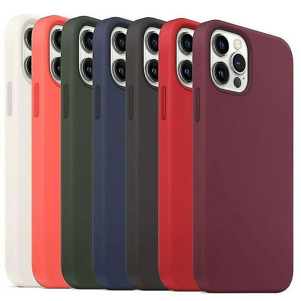 Funda de silicona líquida Magsafe para iPhone 15 Plus con cobertura total