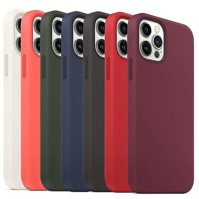 Funda de silicona líquida Magsafe para iPhone 15 Plus con cobertura total