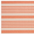 thumbnail image 3 of SAFAVIEH Martha Stewart Striped Indoor/Outdoor Area Rug, Rust/Cream, 6'7" x 8'7", 3 of 5