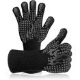 thumbnail image 1 of Guante para barbacoa, guantes universales para horno resistentes al calor hasta 800c, guantes antideslizantes resistentes al calor para horno, guantes para barbacoa, parrilla, horno, cocina y chi, 1 of 5