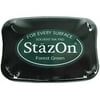 StazOn Solvent Ink Pad Large Forest Green