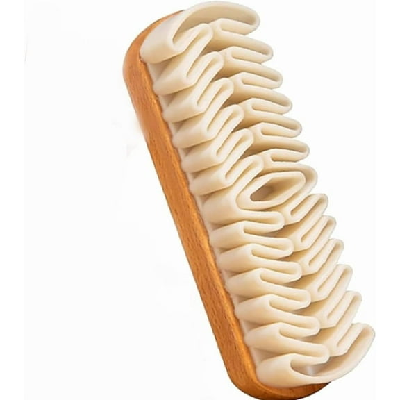 Rubber Shoe Brush, 2-in-1 Suede Brush and Eraser Cleaner with Soft Rubber Bristles, Gentle Cleaning Tool for Sneakers, Leather Boots, Nubuck & delicate Fabrics