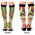 thumbnail image 4 of FORMRS Womens Knee High Socks Casual Long Thick Travel Daily Wear, 1 Pair, Colorful Cat, 4 of 6