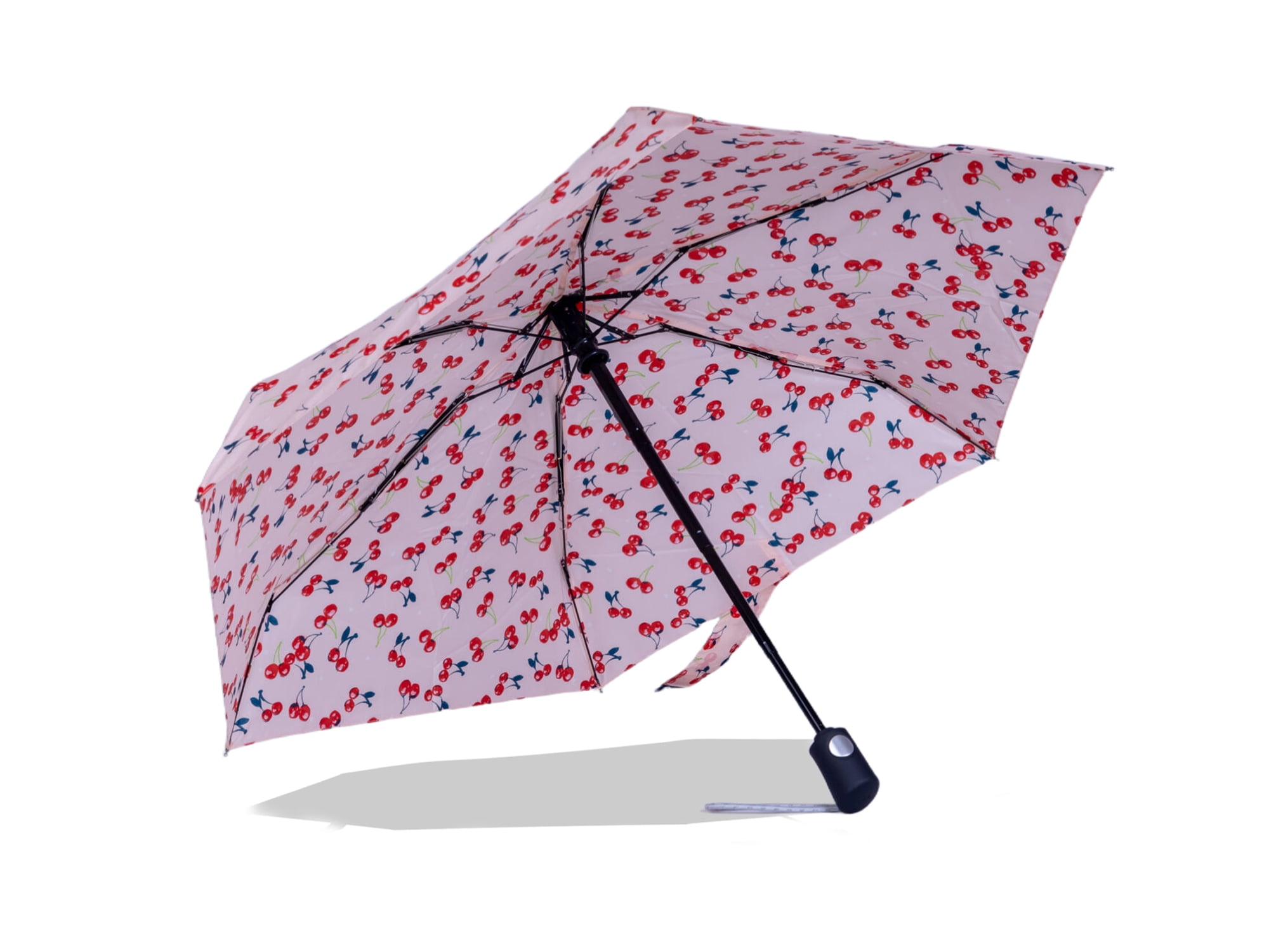 Totes One-Touch Auto Open Ultra Compact Mini Travel Umbrella with Carrying Case