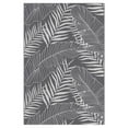thumbnail image 1 of Tapis Palmier Tropical en gris 6 pi x 9 pi, 1 of 5