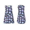 thumbnail image 7 of Haiem Blue Skull Flower for Women’s Summer Dresses – Casual Sleeveless Tank Loose Sundress, Lightweight Beach Dress, 7 of 7