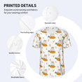 thumbnail image 3 of KLL Girl Rabbit for Men's Baseball Shirts,Short Sleeve Casual Shirts Button Down Shirt for Men Beach Summer Wedding Shirt-Medium, 3 of 7