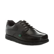 Boys Kickers Junior Fragma Lace Shoe in Black
