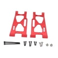 thumbnail image 2 of Dualoai 2 Pieces RC Car Rear Lower Swing Arm Sturdy Upgrade Part for 7303 1/7 RC Car Red, 2 of 9
