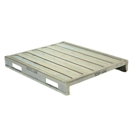 Vestil SDSP-4048 Solid Steel Deck Pallet- 40 x 48 x 6 in.