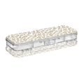 thumbnail image 2 of Plastic Pencil Box Large Capacity Pencil Boxes Clear Boxes with Snap-Tight Lid Stylish Office Supplies Storage Organizer Box Gold Leopard Print Pattern, 2 of 7