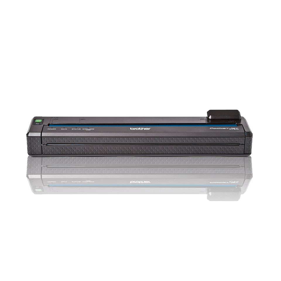 Brother PocketJet Portable Monochrome Direct Thermal Printer (PJ673) – 300 × 300 dpi, Wireless Printing, Compact Mobile Design P/N: PJ-673