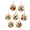 C, variant on 6PCS Christmas Ornaments DIY Pearl Diamond Painting Kit, Rhinestone Art, Hemp Rope Included, Holiday Tree Decor, 6 Festive Designs, Pendant Style