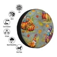 thumbnail image 2 of Kdxio Gnomes With Pumpkins for Tire Cover Wheel Protectors Tyre Covers Weatherproof Wheel Covers Universal Fit for Trailer Rv SUV Truck Camper Travel Trailers 15 inch, 2 of 5