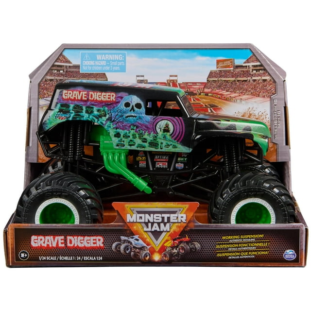 Coleccionista Monster Truck Monster Jam Grave Digger 1:24 Monster Jam