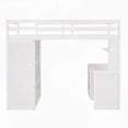 thumbnail image 3 of White Twin size Loft Bed with Integrated Drawers, Desk & Wardrobe - Saves Space & Adds Functionality, 3 of 19