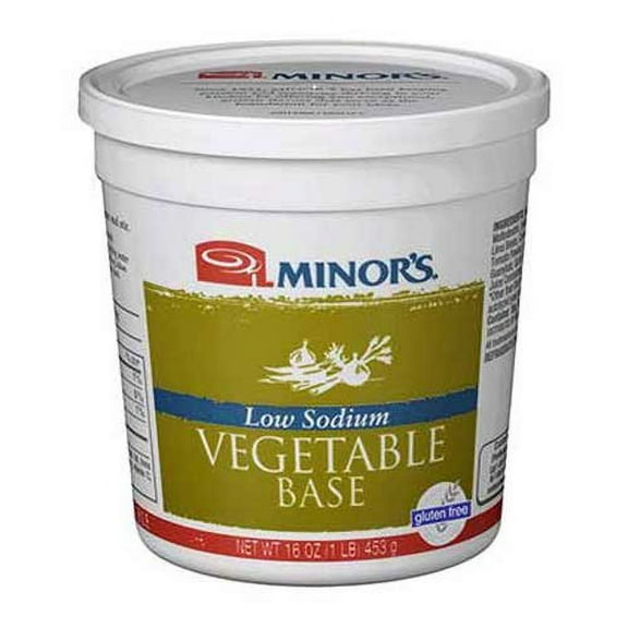 Nestle Minors Low Sodium No Added MSG Vegetable Base, 1 Pound -- 6 per case.
