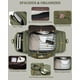 thumbnail image 5 of Bolsa de lona Gonex, 50 litros, resistente al agua, para viajes, color verde militar, 5 of 7
