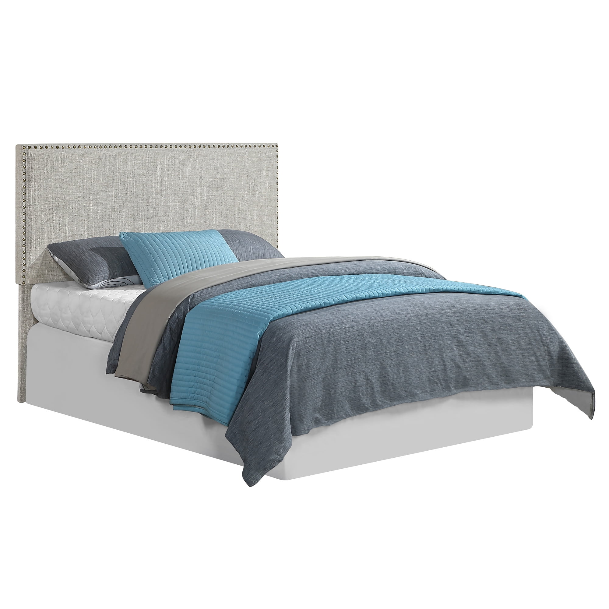 Steve Silver Hadley Linen Upholstered Cream Queen/Full Headboard