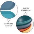 thumbnail image 3 of Shisuyan 1 Set Dinnerware Set Plates Cups And Bowls Unbreakable Tableware For Camping Party, 3 of 9