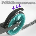 thumbnail image 4 of Patinete, Aluminio Y Acero Inoxidable, Fuerte Capacidad De Carga, Patinete Resistente A La Fricción Para Regalo De Cumpleaños, 4 of 7