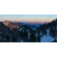 thumbnail image 2 of Zwick, Martin 32x18 White Modern Wood Framed Museum Art Print Titled - View towards Karwendel Mountains-Mt-Jochberg and Mt-Benediktenwand-View from Mt-Herzogstand near la, 2 of 4
