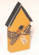 Furniture Barn USA™ Primitive Rustic Decorative Salt Box Bird House - image 1 of 1