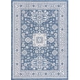 thumbnail image 2 of Rugs.com Outdoor Aztec Collection Rug – 8' x 11' Blue Flatweave Rug Perfect For Living Rooms, Large Dining Rooms, Open Floorplans, 2 of 6