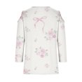 thumbnail image 6 of ZDNIXIAN Womens 3/4 Sleeve Tops V Neck Casual Loose Blouse, Spring Summer Fashion Cutout Shoulder Tunic Shirts, 6 of 6