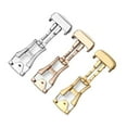 thumbnail image 3 of Folding Buckle Fit For Omega Stainless Steel Buckle Leather/Rubber Band Metal Deployment Clasp 16mm 18mm 20mm Accessories Tools, 3 of 5