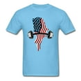 thumbnail image 3 of American Flag Dumbbells - Unisex Classic T-Shirt, 3 of 10