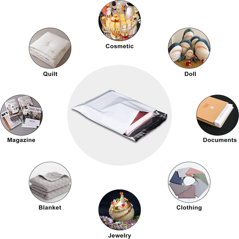 SDOTXA  100pcs 9x12 Poly Mailers  Plastic Mailing Envelopes Shipping Bags with Self Sealing Strip  Poly Bags for Shipping