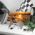 thumbnail image 3 of 1 Pcs 2D Flat License Plate Covers & Frames, Anchor at Sunset For Decorative Front, Waterproof For Decoration Aluminum License Plate Covers & Frames Cover For Men Women, 12" X 6", 3 of 6