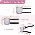 thumbnail image 6 of Kids/Youth Knee Pad Elbow Pads Guards Protective Gear Set for Roller Skates Cycling BMX Bike Skateboard Inline Skatings Scooter Riding Sports, 6 of 9