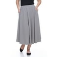 thumbnail image 1 of White Mark Jupe Midi Évasée Tasmin pour Femmes, 1 of 4