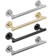 thumbnail image 2 of Towel Rack Stainless 30cm Single Bar Rod Holder Wall Mounted Glossy, 2 of 7