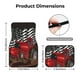 thumbnail image 5 of Fotbe tractor Juego de 4 Tapetes para Auto con Estampado – Alfombrillas de Goma Reforzada, Diseño Antideslizante, Protección para Todo el Año – Vehículos, Autos, Camionetas y SUVs, 5 of 7