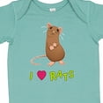 thumbnail image 4 of Inktastic I Love Rats Boys or Girls Baby Bodysuit, 4 of 5