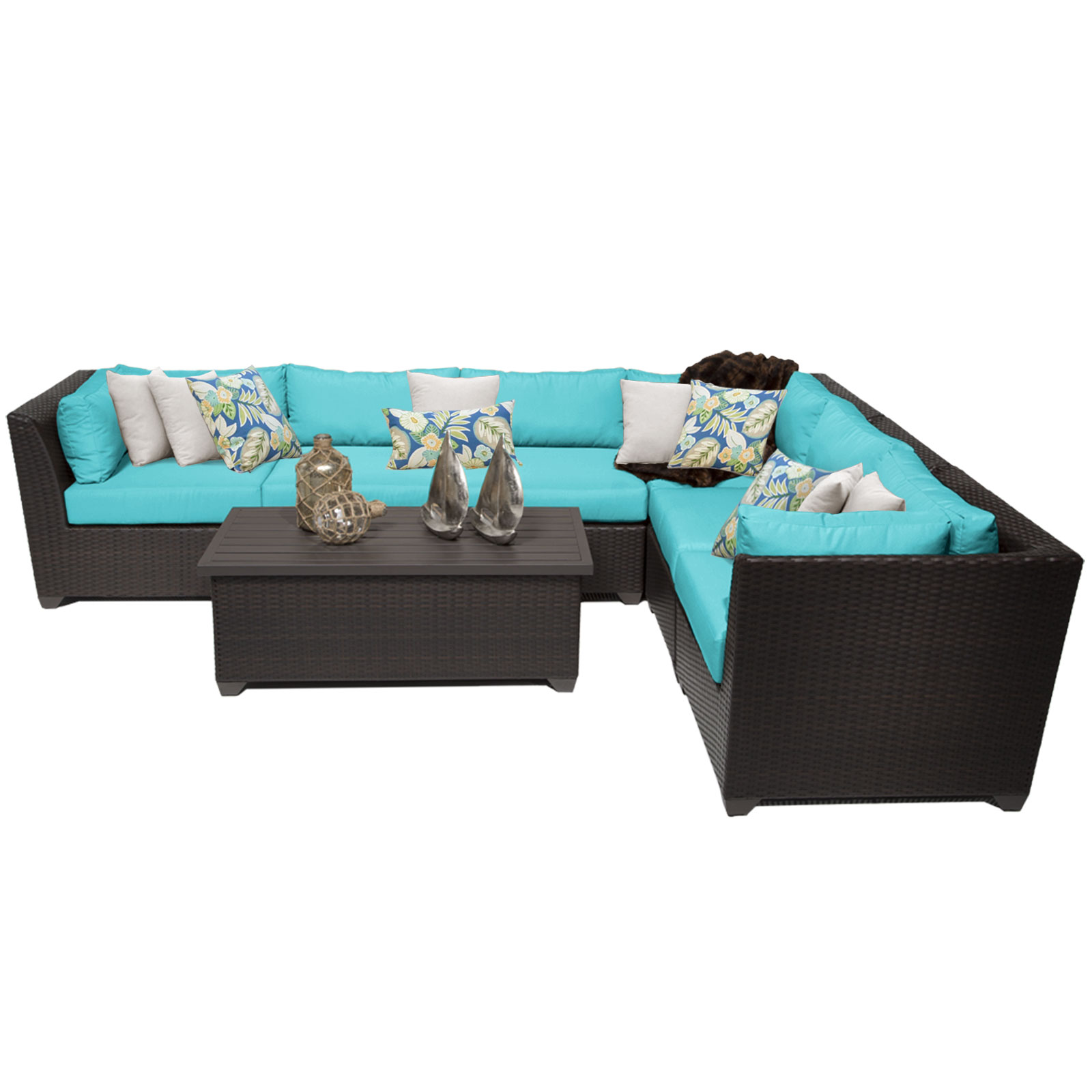 Bermuda 7 Piece Outdoor Wicker Patio Furniture Set 07b