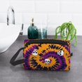 thumbnail image 4 of Tie Dye Mens Toiletry Bag Travel Kit Shaving Bag,Skull Shower Shaving Toiletries Accessories Organizer Pouch, 4 of 9