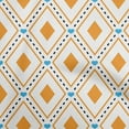 thumbnail image 1 of oneOone Rayon Orange Fabric Check Craft Projects Decor Fabric Printed By The Yard 56 Inch Wide, 1 of 4