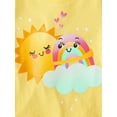 thumbnail image 3 of The Children's Place Baby Toddler Girls Short Sleeve Family Tee, 3-Pack, Sizes 12M-5T, 3 of 4