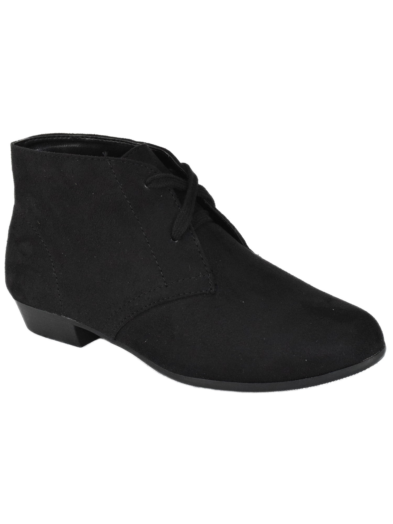 womens flat heel ankle booties