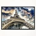 thumbnail image 1 of Design Art The Paris Paris Eiffel Towerview from Ground Framed Canvas Art Print, 1 of 5