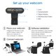thumbnail image 5 of Muyoka Pluokvzr 1080P HD Webcam Webcam PC USB Driver-Free Webcams con micrófono Muyoka Hogar, 5 of 7