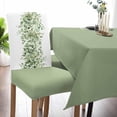 thumbnail image 5 of Sage Green Eucalyptus Dining Chair Cover Set of 4,Stretch Chair Protectors Slipcover,Spandex Kitchen Chair Seat Back Cushion Slip Cover for Dining Room,Party,Country Nature Plant Leaves Botany White, 5 of 6